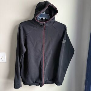 XL Liverpool Hoodie Firma Full Zip Black & Red Trim 1.5 Pounds Heavyweight 2022